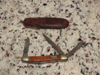 1940s GCCO Dual Blade Folding Knife In Original Case