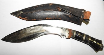 Old 12 Inch Indian Cut Throat Knife
