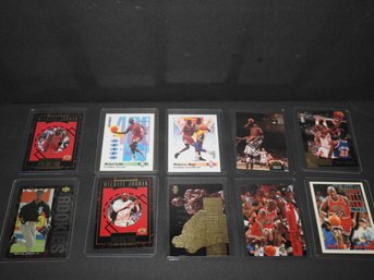 Lot 5 Of Vintage Michael Jordan Basketball Cards