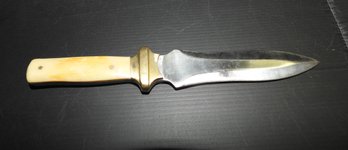 Custom Bone Handled Throwing Knife