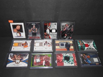 Large Lot Of Relic Insert Basketball Cards