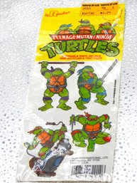 SEALED 1989 Teenage Mutant Ninja Turtles Stickers