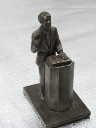 Solid Pewter 1976 Jimmy Carter Statue