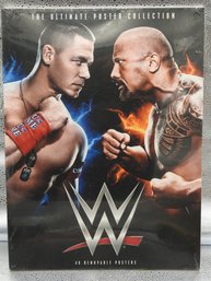 Vintage Sealed WWE 40 Count Posters The Rock & More