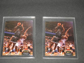 Lot Of 2 Stadium Club Shaquille Oneal ROOKIE Basketball Cards