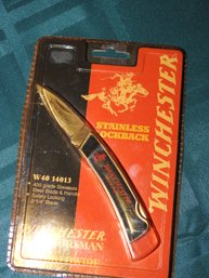 Never Opened Winchester Folding Knife