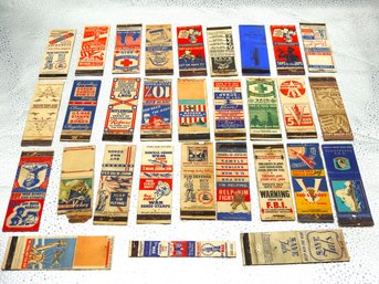 Old WW2 World War 2 Match Book Covers