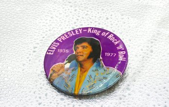 Large 1977 Elvis Presley Pin