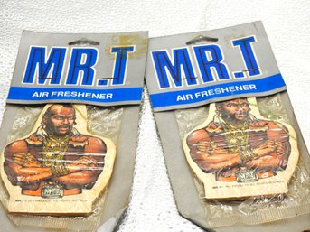 Unique 1980s A-team Mr. T Sealed Air Freshners