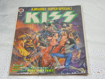 Vintage Marvel Kiss Super Annual Comic Book Bagged & Boarded