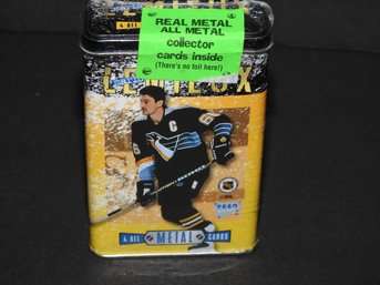 Sealed Tin Of Boston Bruins Mario Lemieux Hockey Cards