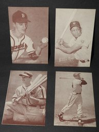 Old Baseball Exhibit Arcade Cards Mays Aaron & More