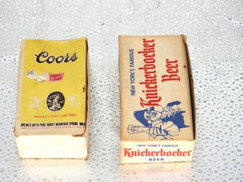 1960s Beer Advertising S & P Shakers Knickerbocker Coors