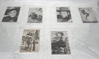 1940s Lot Of Roy Rogers Arcade Cards