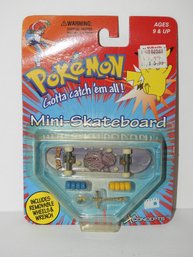 1999 Pokemon Mini Skateboard Toy In Package