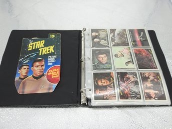 Binder Full Of 1976 Star Trek Trading Cards