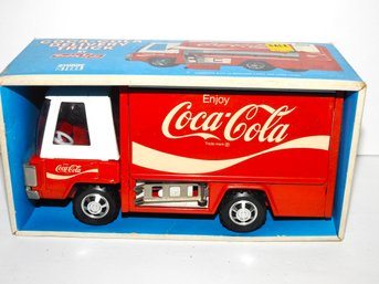 1960s Metal Buddy L Coca Cola Truck Never Removed From Box