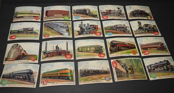 1950s Railroad Locomotive Trading Cards