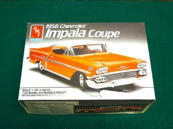 Never Built 1958 Impala Coupe Plastic Model Kit