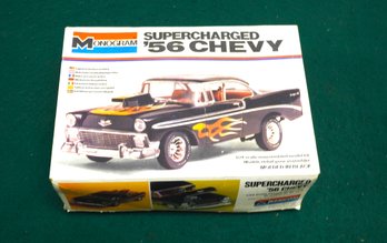 Never Built 1956 Supercharged Chevy Plastic Model Kit