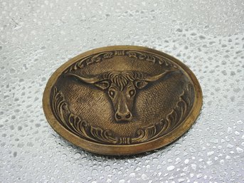 Vintage Chambers Rodeo Bull Belt Buckle