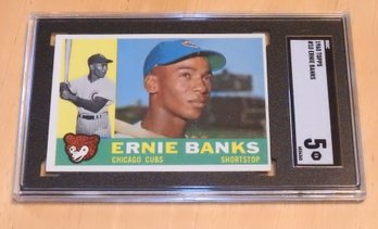 1960 Topps Ernie Banks SGC 5 Baseball Card