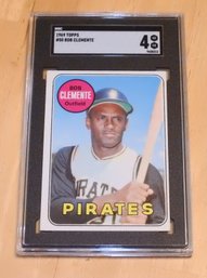 1969 Topps Roberto Clemente SGC Graded Baseball Card