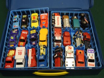 Lot 3 Double Layer Case Of Vintage 1/64th Diecast Cars