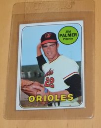 1969 Topps HOFer Jim Palmer Baseball Card