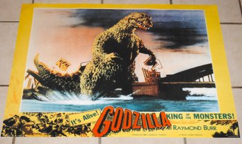 Vintage Godzilla Movie Poster 24 Inch