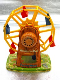 1960s J Chein Winnie The Pooh Tin Litho Ferris Wheel