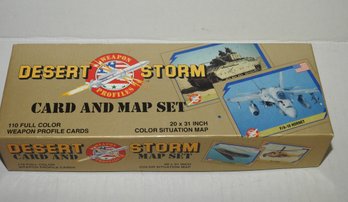 1991 Desert Storm Sealed Cards & Map