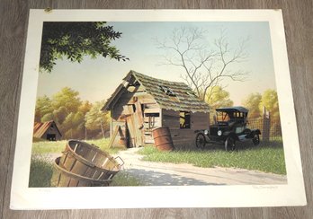 Print Signed By Artist BYGONE SUMMER By Ray Davenport