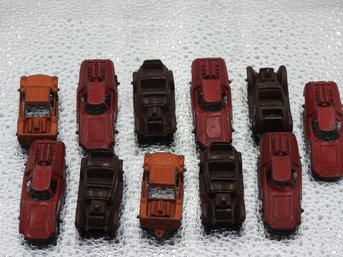 Lot Of Old Metal Tootsietoys Cars