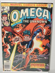 SIGNED Stan Lee Omega The Unknown Comic Book Bagged & Boarded