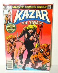 Signed Stan Lee Marvel Kazar Comic Book Bagged & Boarded