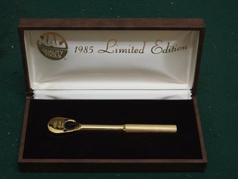 24 Kt Gold Plated 1985 Mac Tools Collectors Club Limited Edition Socket Wrench