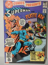 Signed Superman Comic Book Cannot Make Out Signature Bagged & Boarded