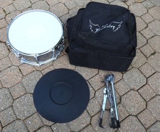 High End RS Berkeley Snare Drum With Stand Pad & Case Retails Over 400.00