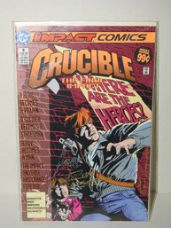 SIGNED By 3 People On Crucible Comic Book Bagged & Boarded