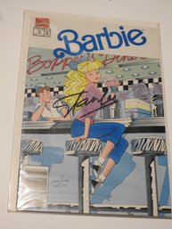 Signed Stan Lee Marvel Barbie # 13 Comic Book  Bagged & Boarded