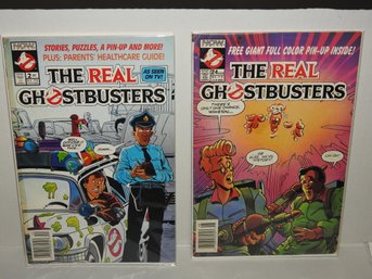 Vintage Lot Of Ghost Busters Comic Books Bagged & Boarded