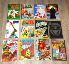 Lot Of Vintage Comic Books Superman Sad Sack & More