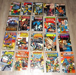 Large Lot Of Vintage Comic Books GI Joe Conan Wolverine & More