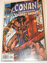 Signed Stan Lee Marvel Conan The Barbarian # 1 Comic Book Bagged & Boarded