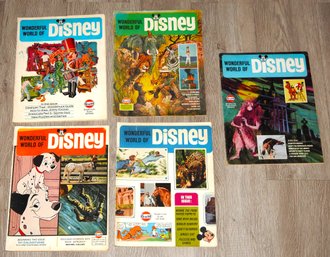 Lot Of 1960s Walt Disney Wonderful World Of Disney Magazines