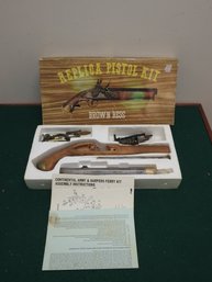1970s Harpers Ferry Black Powder .54 Cal Flintlock Pistol Kit