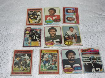 Lot Of 1970s HOFer Football Cards