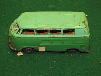 1960s Tin Litho Volkswagen Bus Toy