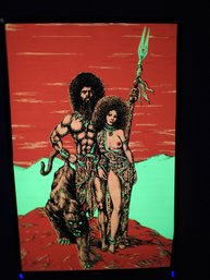 22x32 1971 Houston Blacklight RULERS 2 Poster